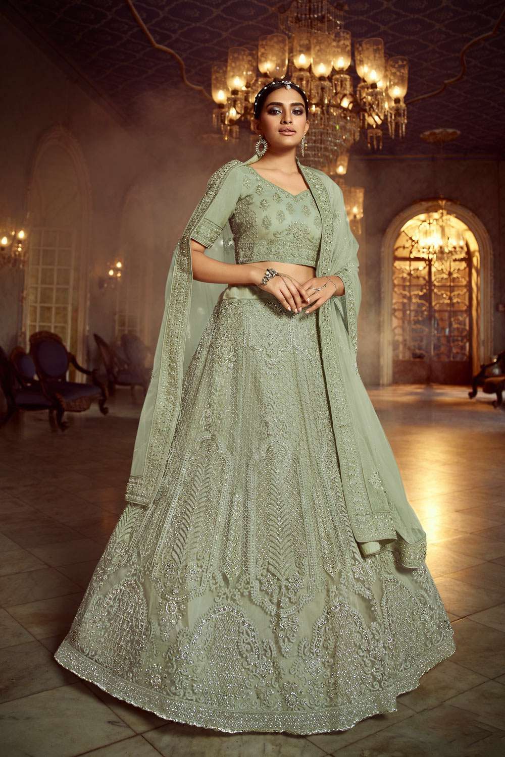 green indian wedding dress Sacramento Wedding Videography and Photography