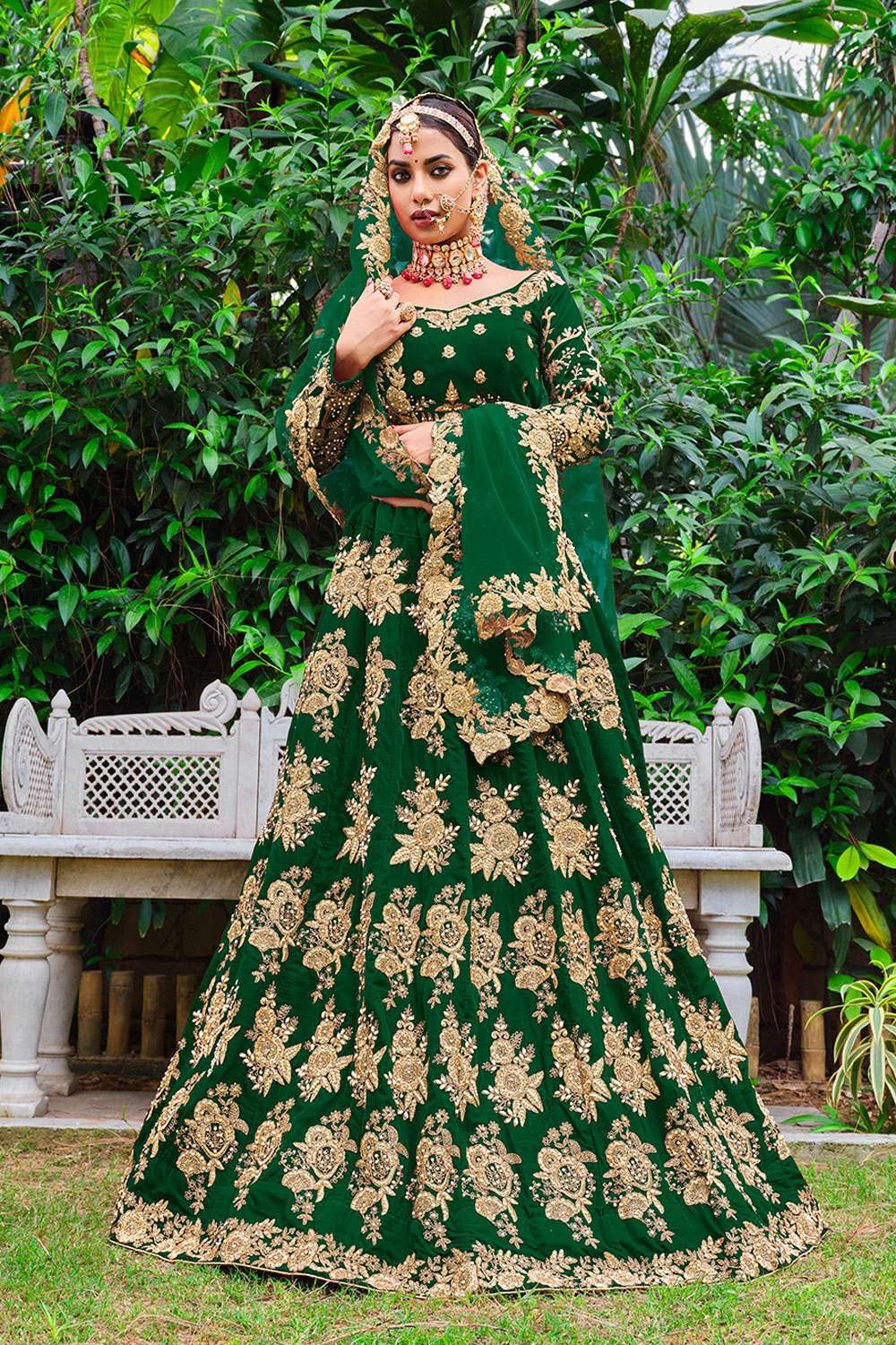 green indian dress Beige and Lime Bridal Lehenga is a true masterpiece by designers, perfect for your unforgettable wedding day Embroidery that speaks elegance, hues that radiate joy #IndianBridalWear #WeddingLehenga #IndianDesignerFashion Perfect for any occasion Green and White Printed Dress