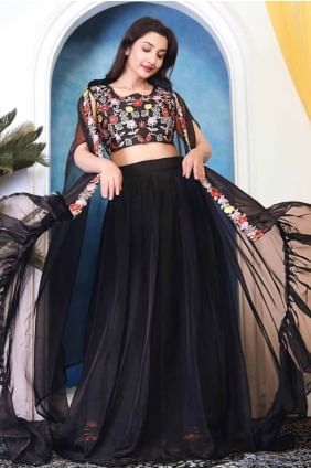 Silk Silk Lehenga Choli with Embroidered LC8403