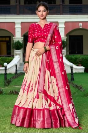 Silk Silk Lehenga Choli with Zari LC8423
