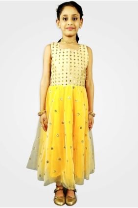 White Raw silk Anarkali Suit UMGAS0001