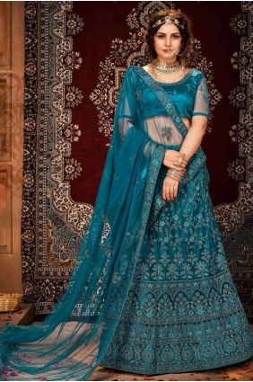 Blue Lehenga Choli Set LC3647