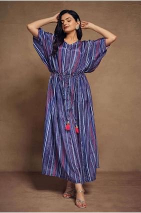 Art silk Anarkali Suit with Printed AS3933