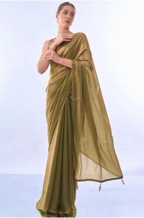 Cotton Saree in Green with Printed SR27312