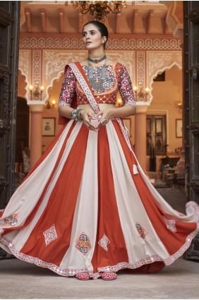 Multicolor Lehenga Choli in Viscose with Embroidered LC7943