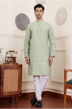 Thread Indo Western Kurta in Maroon Art silk KURR302