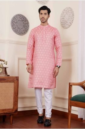 Grey Indo Western Kurta in Silk KURR305