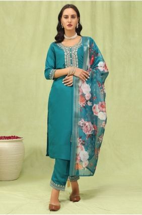 Viscose Salwar Kameez with Embroidered SK15842