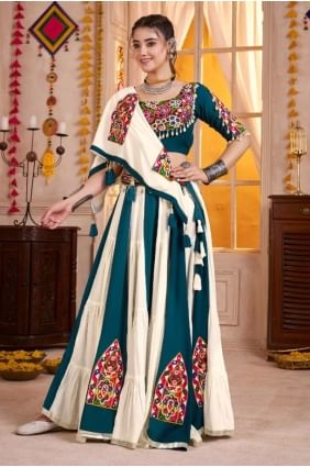 Multicolor Weaving Lehenga Choli in Viscose LC8625