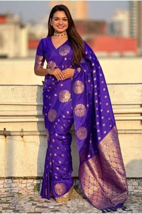 Rama Saree with Weaving Silk SR28266