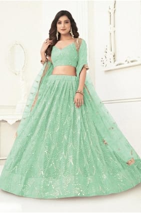 Net Net Lehenga Choli with Thread LC8958