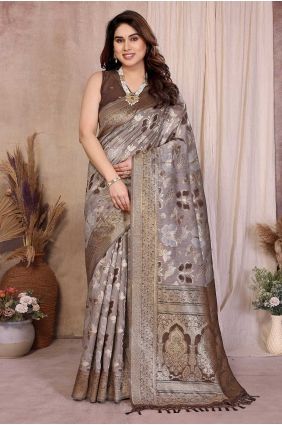 Multicolor Saree in Cotton with Zari,weaving SR29711