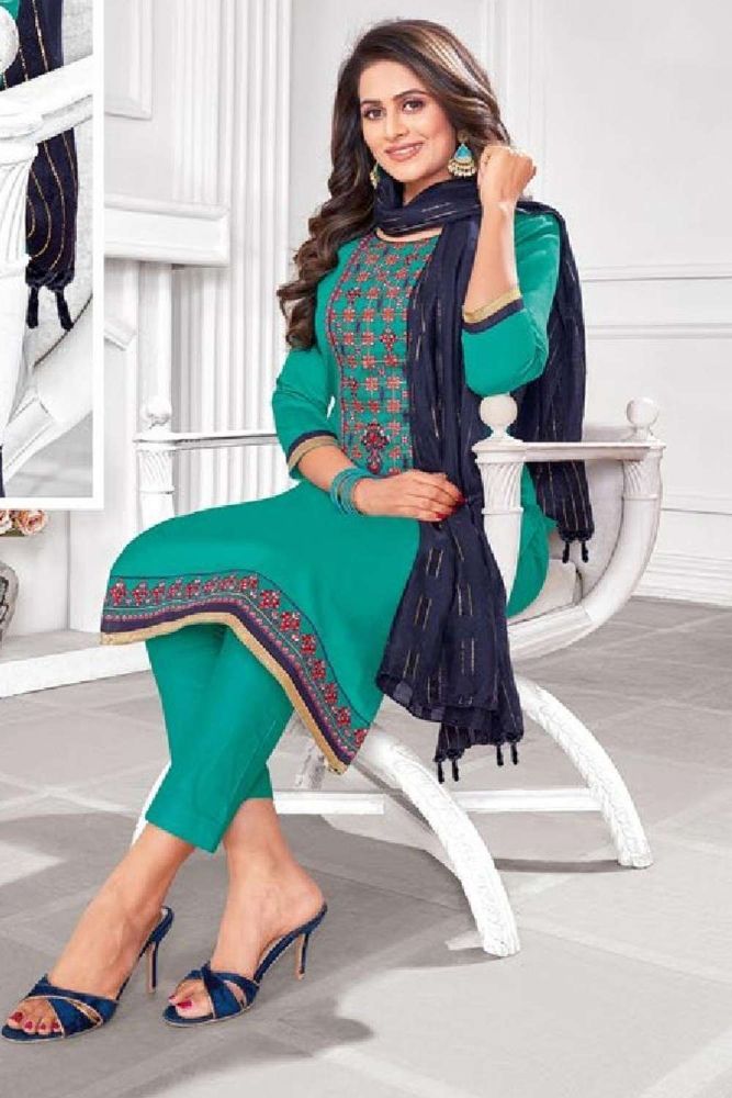 white and green maternity dress Sea Green Heavy Embroidered Sequins Work Designer Palazzo Suit Sea Green / Thread / Chinon